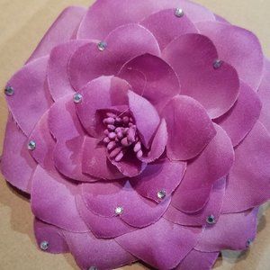 Large Pink Flower Pin